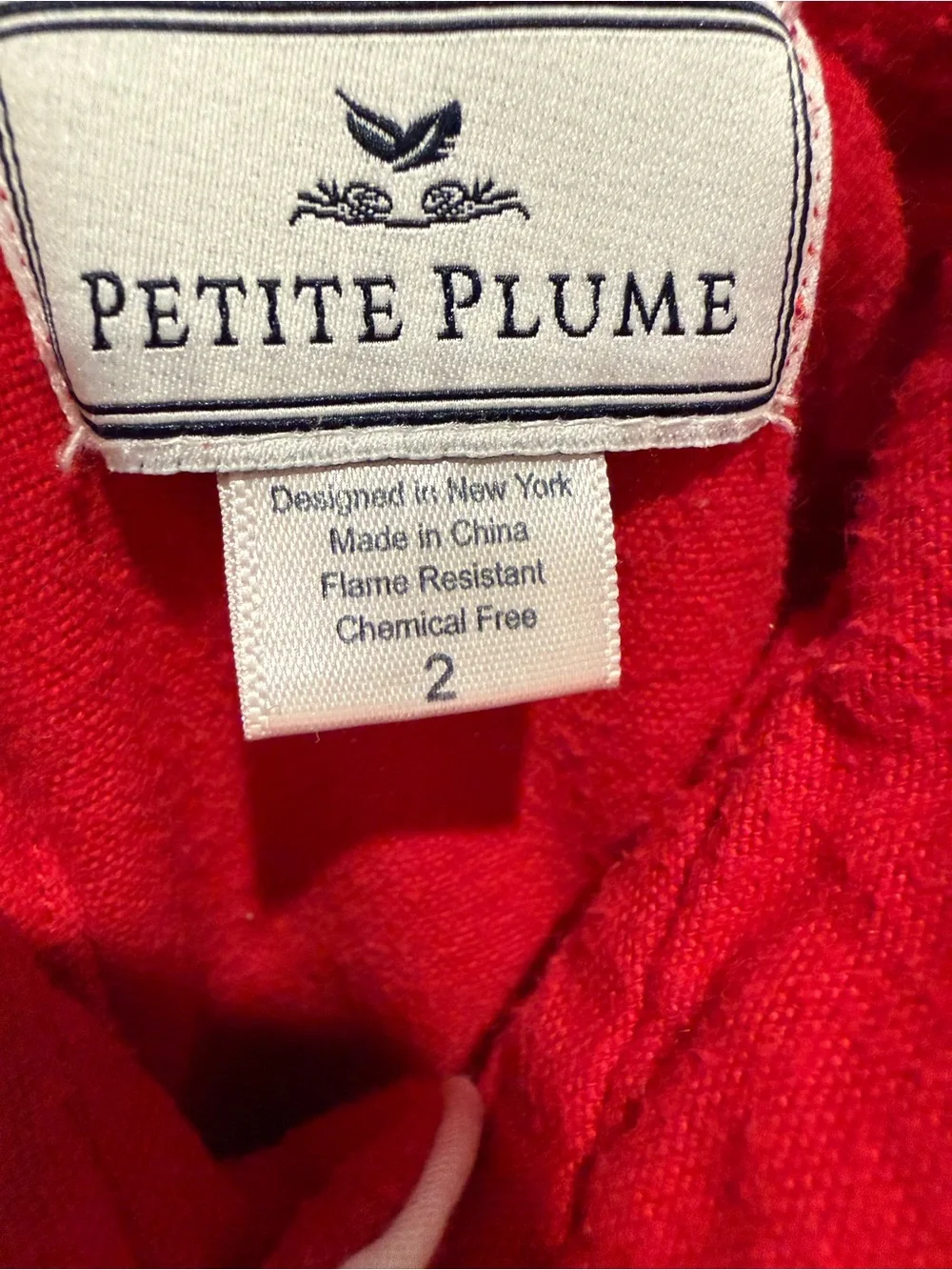 Petite Plume Red Flannel Pajamas